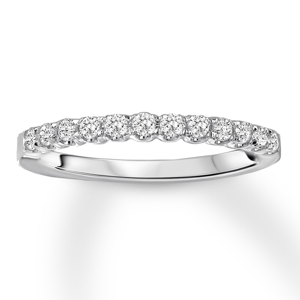 Diamond Anniversary Band 1/4 ct tw Round-cut 14K White Gold wuoYAmOT [wuoYAmOT]