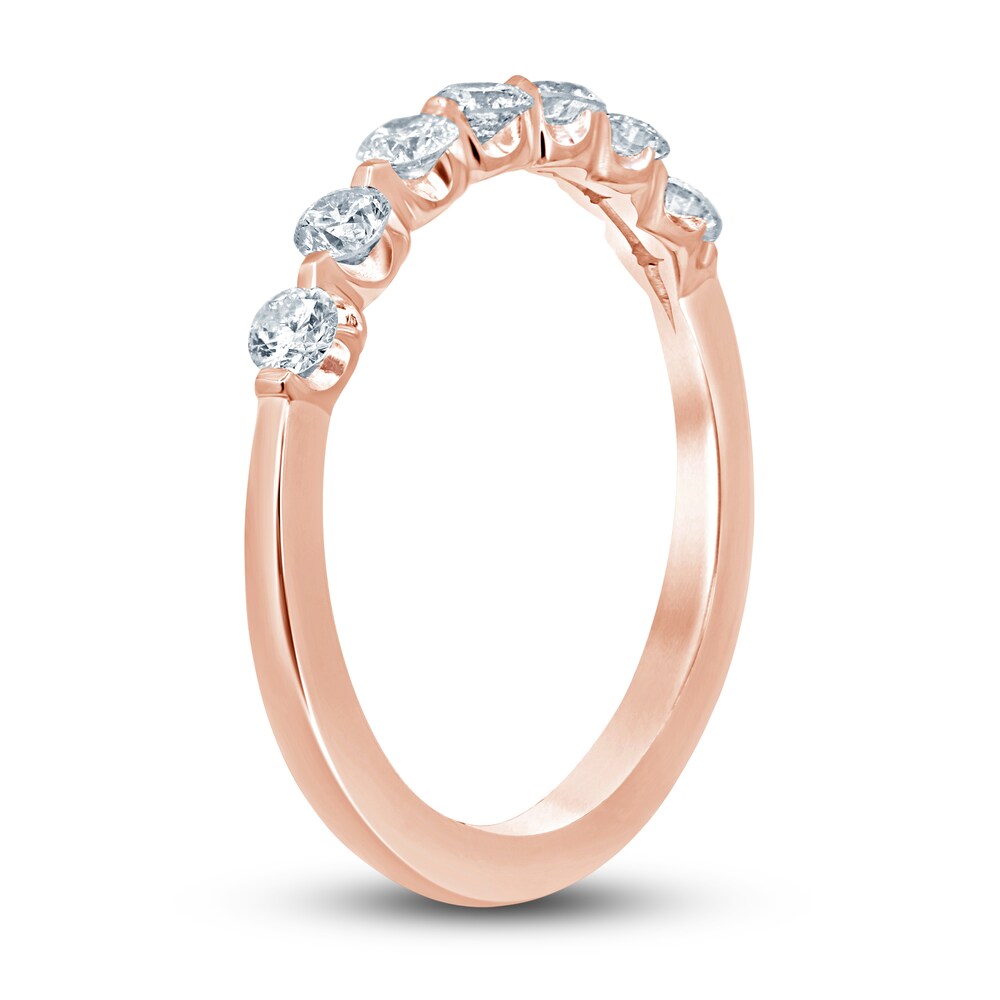 Diamond Anniversary Band 1/2 ct tw Round 14K Rose Gold x2cGpsXC