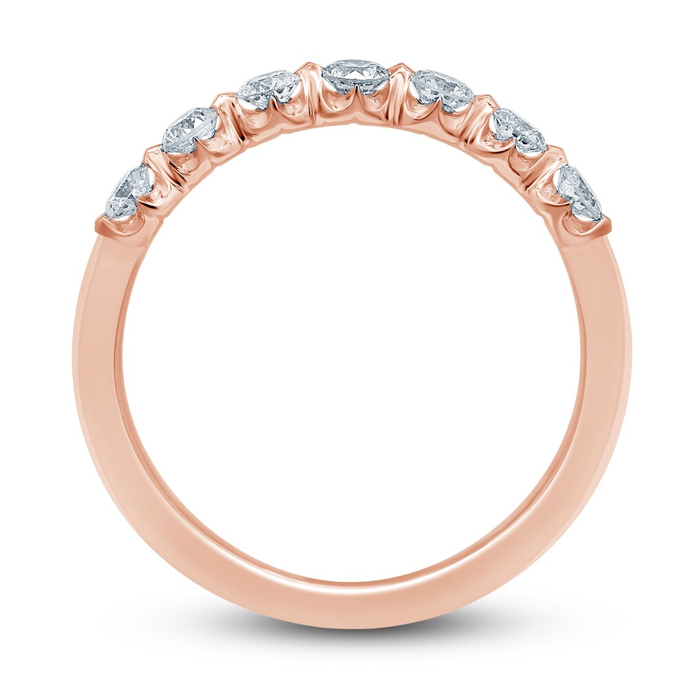 Diamond Anniversary Band 1/2 ct tw Round 14K Rose Gold x2cGpsXC