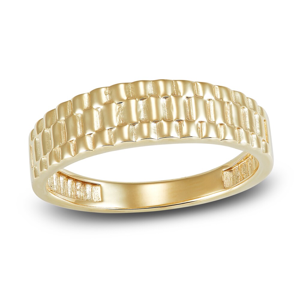 Italia D\'Oro Men\'s Watch Link Ring14K Yellow Gold xG50d90A