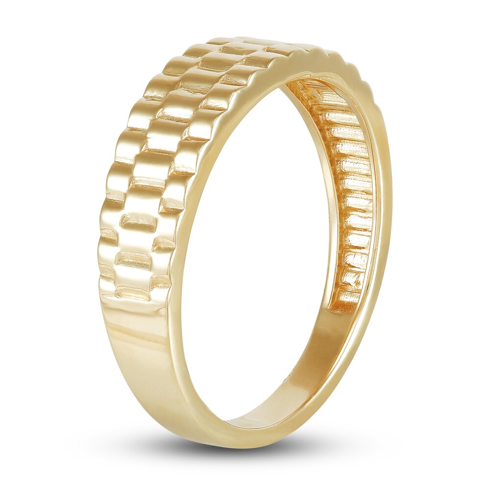 Italia D\'Oro Men\'s Watch Link Ring14K Yellow Gold xG50d90A