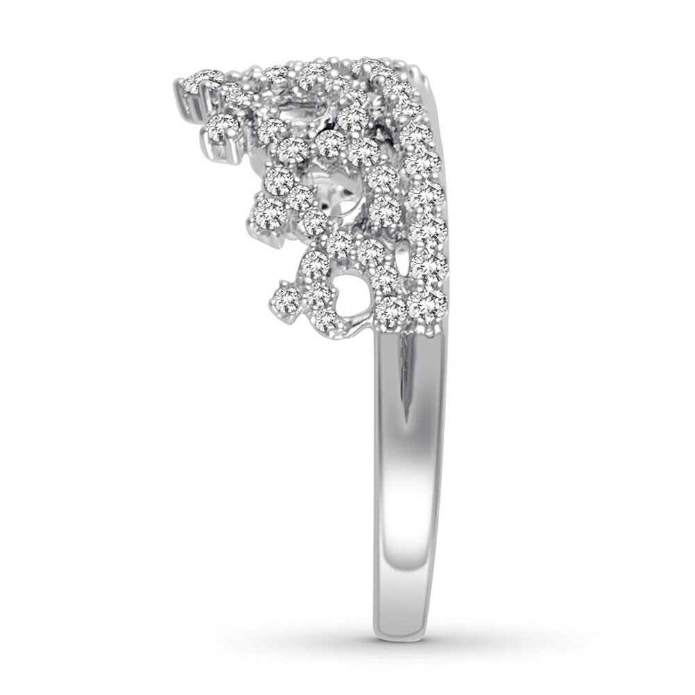 Diamond Tiara Ring 1/2 ct tw Round-cut 14K White Gold xGGTwEdG