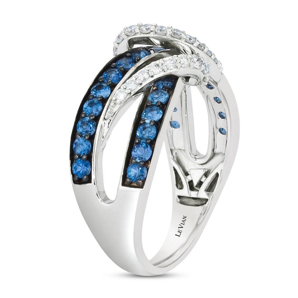 Le Vian Sapphire Ring 1/5 ct tw Diamonds 14K Vanilla Gold xIFXbIw9