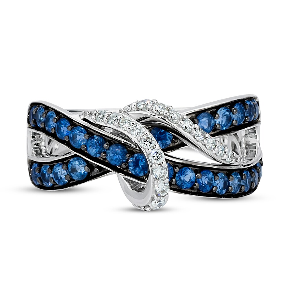 Le Vian Sapphire Ring 1/5 ct tw Diamonds 14K Vanilla Gold xIFXbIw9