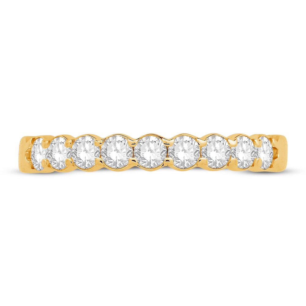 Diamond Anniversary Ring 1/2 ct tw Round 14K Yellow Gold xd3dEYlu