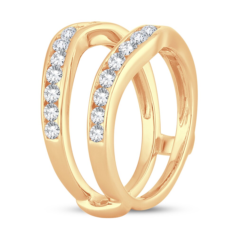 Diamond Enhancer Ring 1 ct tw Round 14K Yellow Gold xpml3J50