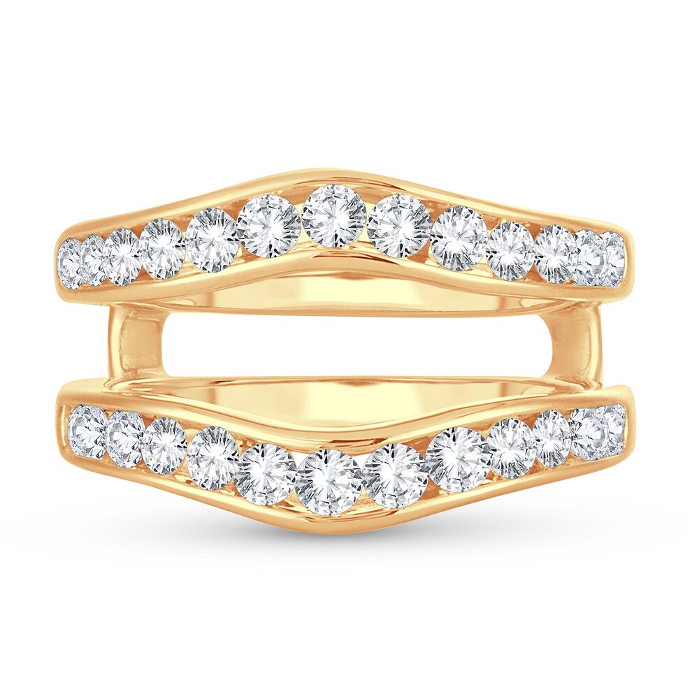 Diamond Enhancer Ring 1 ct tw Round 14K Yellow Gold xpml3J50