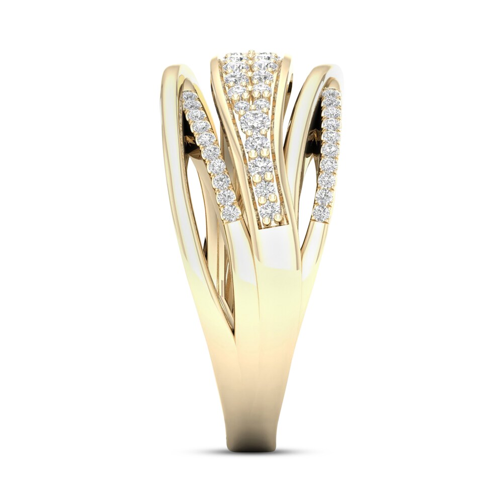 Certified Diamond Ring 5/8 ct tw Round 14K Yellow Gold yJljRzPH