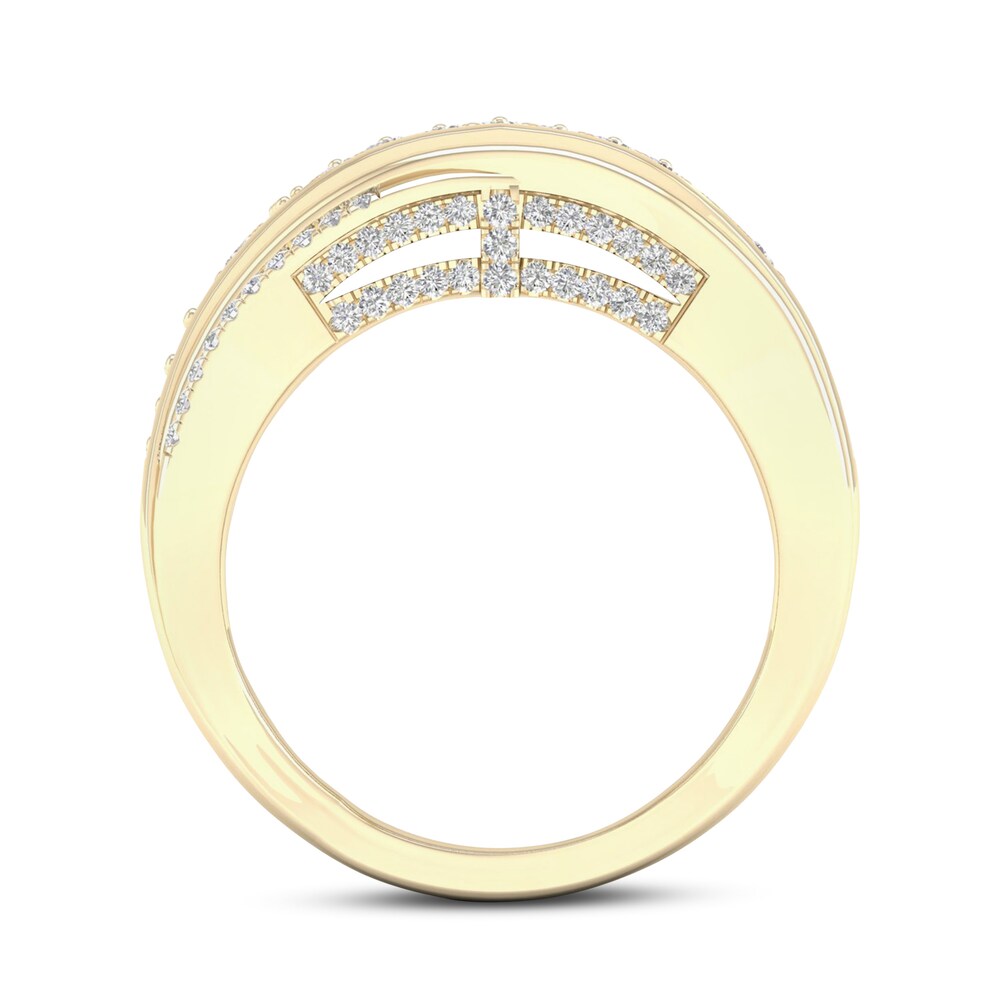 Certified Diamond Ring 5/8 ct tw Round 14K Yellow Gold yJljRzPH