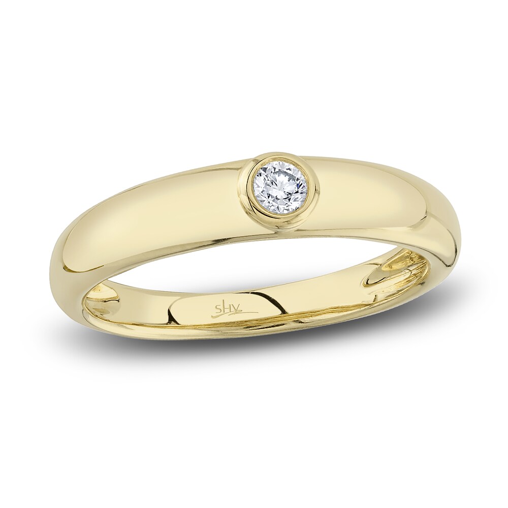 Shy Creation Diamond Ring 1/15 ct tw Round 14K Yellow Gold SC55023682 yWZGqjFf