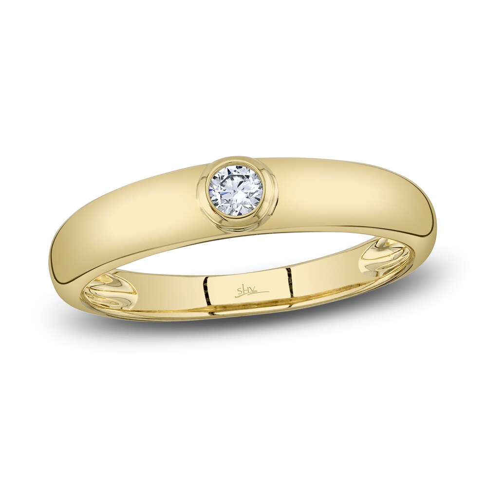 Shy Creation Diamond Ring 1/15 ct tw Round 14K Yellow Gold SC55023682 yWZGqjFf