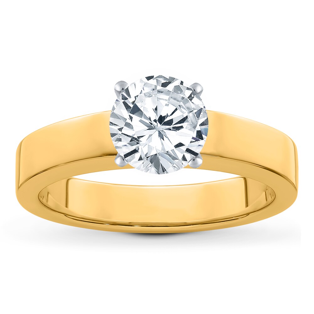 Diamond Engagement Ring Setting 14K Yellow Gold ycgb47aj