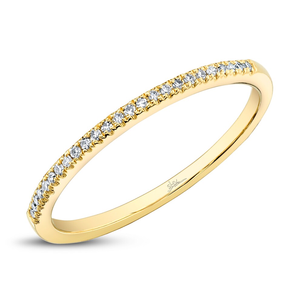 Shy Creation Diamond Ring 1/20 ct tw Round 14K Yellow Gold SC55002543 yuSGhNp9