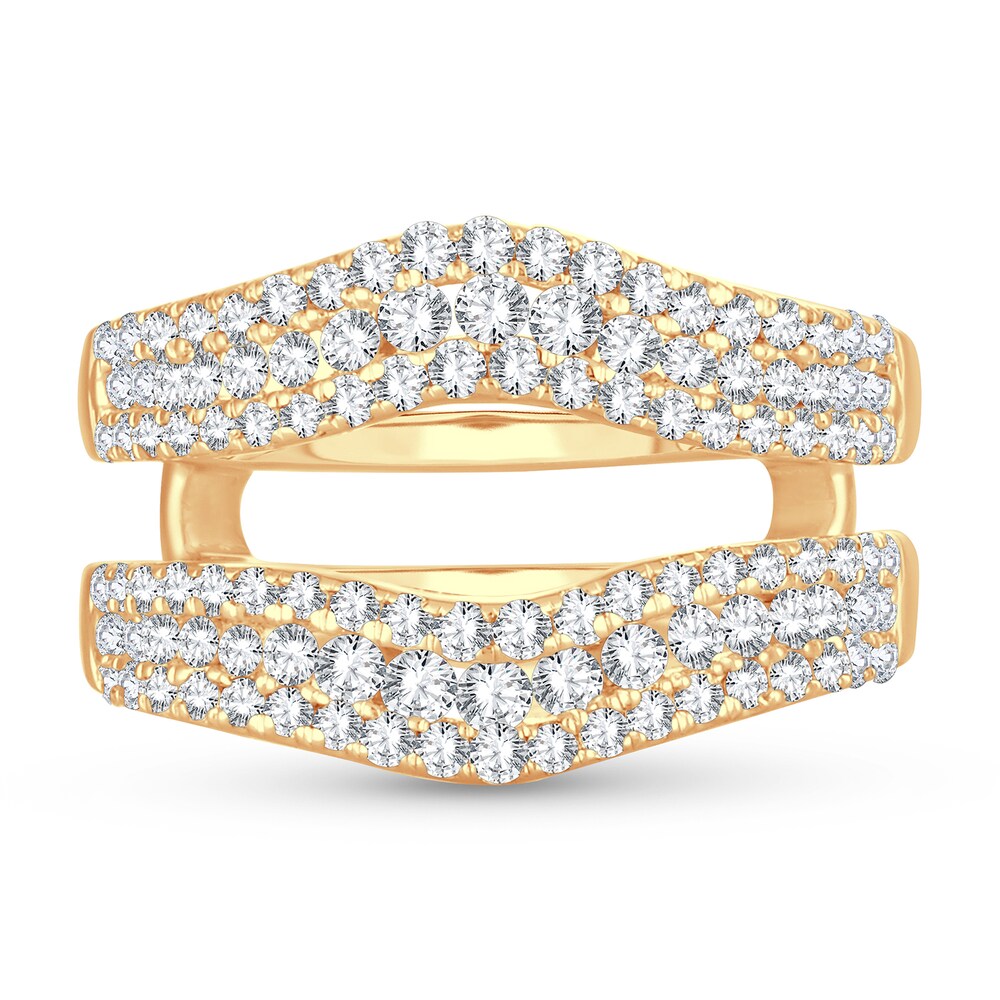 Diamond Enhancer Ring 1 ct tw Round 14K Yellow Gold z4i6eA2z