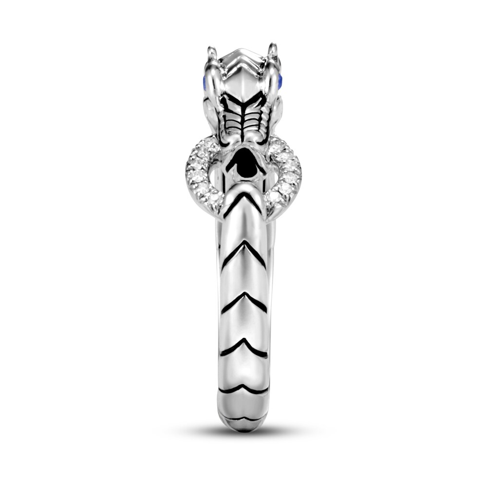 John Hardy Legends Naga Ring 1/20 ct tw Diamonds Sterling Silver zB4WUm5e