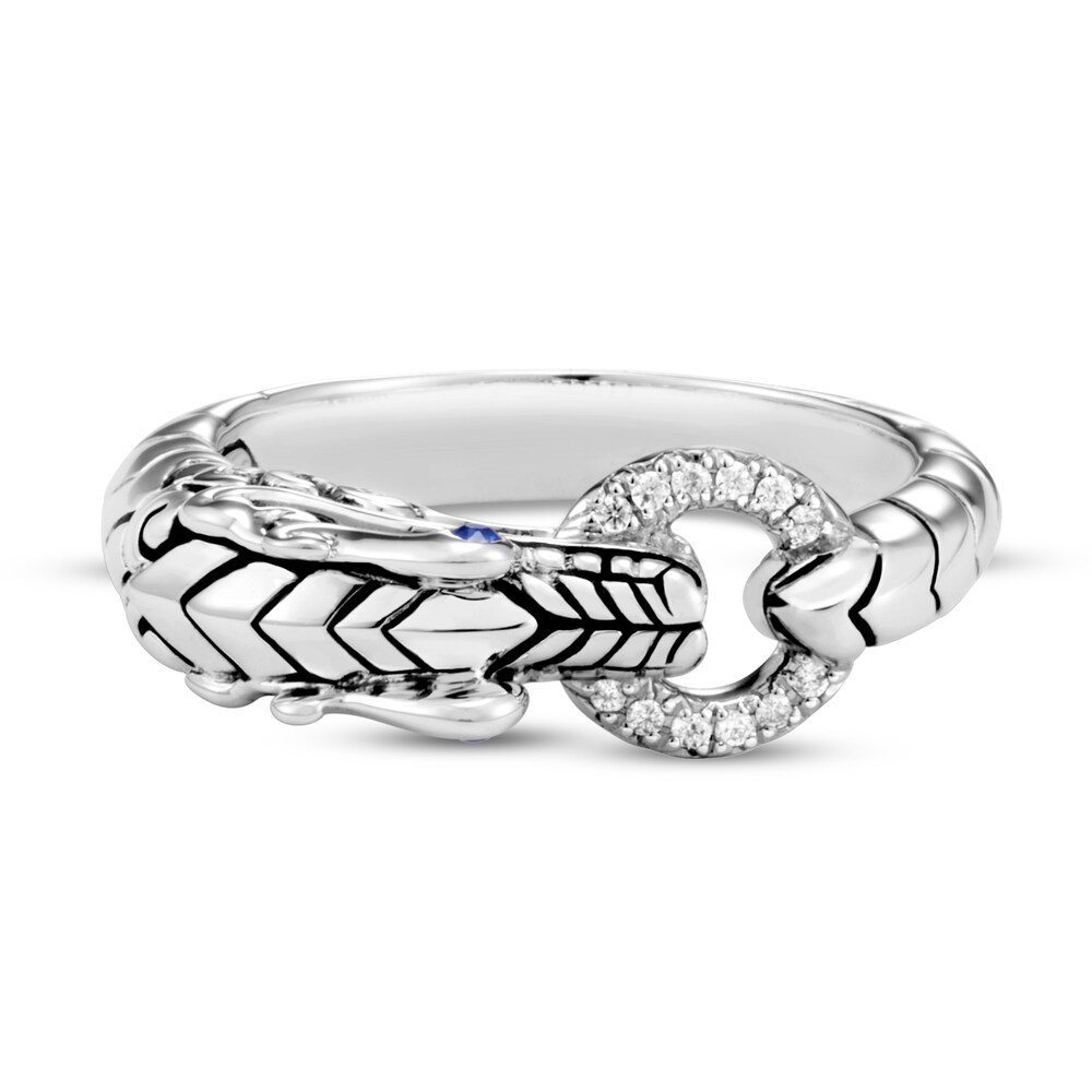 John Hardy Legends Naga Ring 1/20 ct tw Diamonds Sterling Silver zB4WUm5e