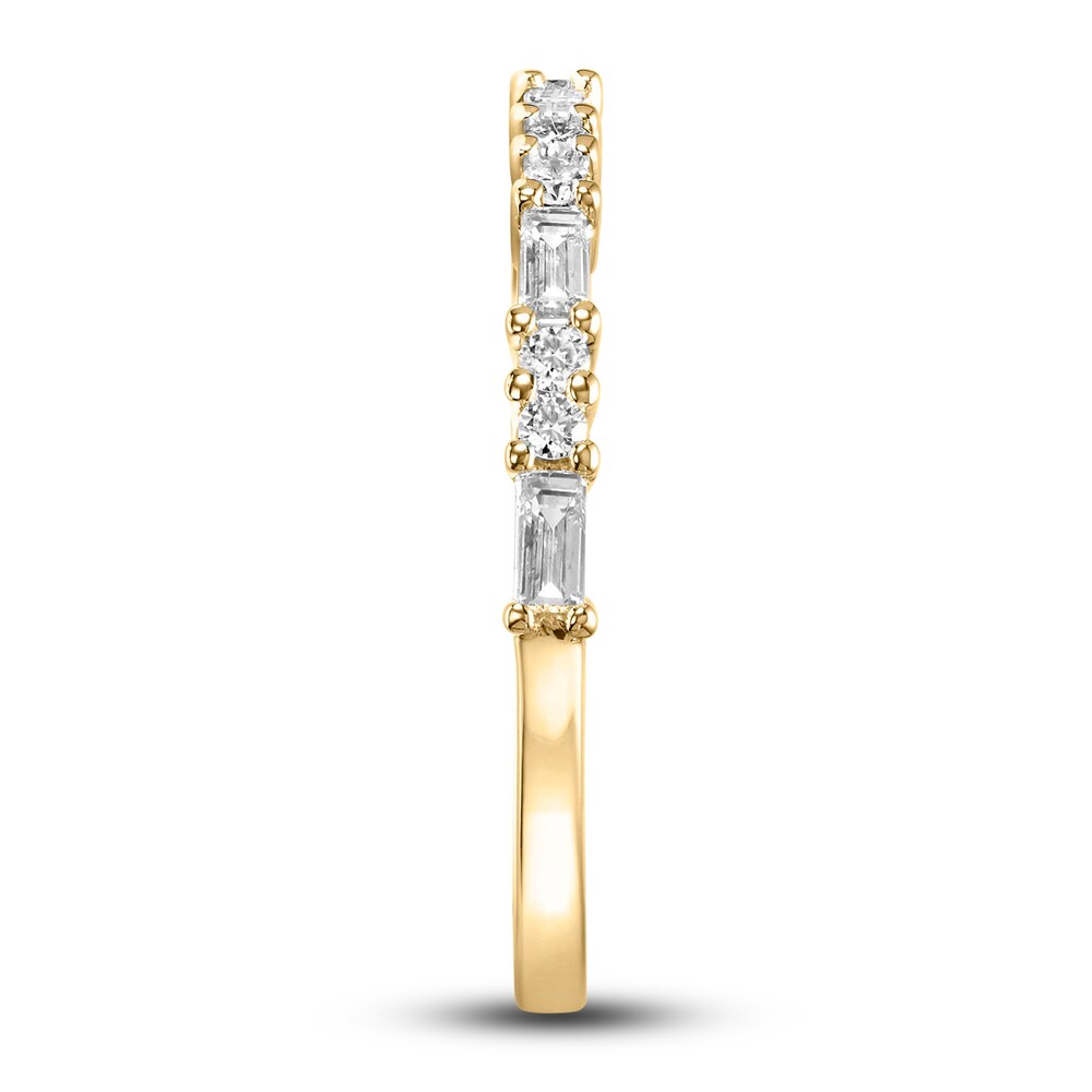 Diamond Anniversary Band 1/3 ct tw Baguette/Round 14K Yellow Gold zFnOKcbp