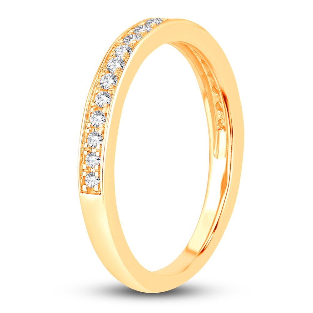 Diamond Wedding Band 1/5 ct tw Round 14K Yellow Gold zGDCLQPq