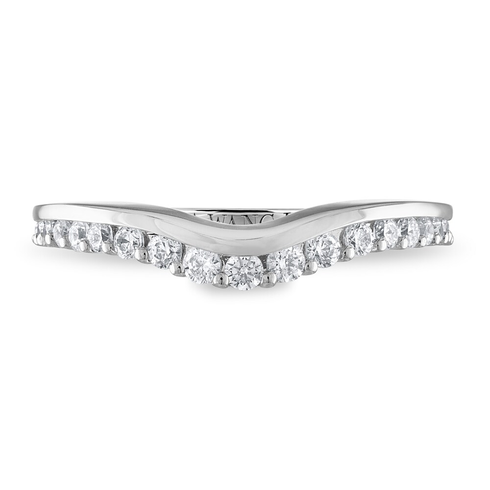 Vera Wang WISH Diamond Wedding Band 1/3 ct tw Round 14K White Gold zJaIffhK