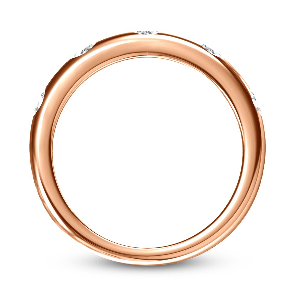 Diamond Ring 3/8 ct tw Round 14K Rose Gold zPYjnvcD