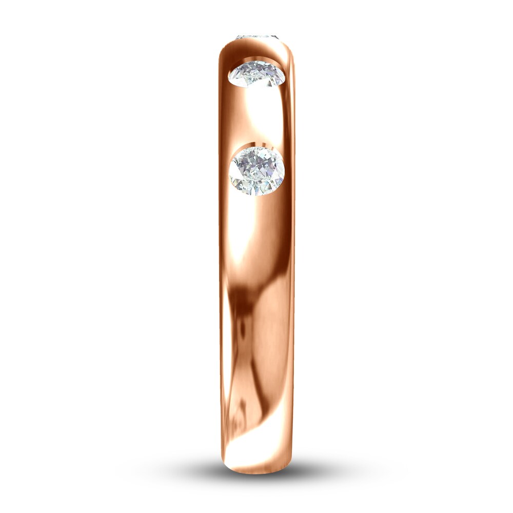 Diamond Ring 3/8 ct tw Round 14K Rose Gold zPYjnvcD