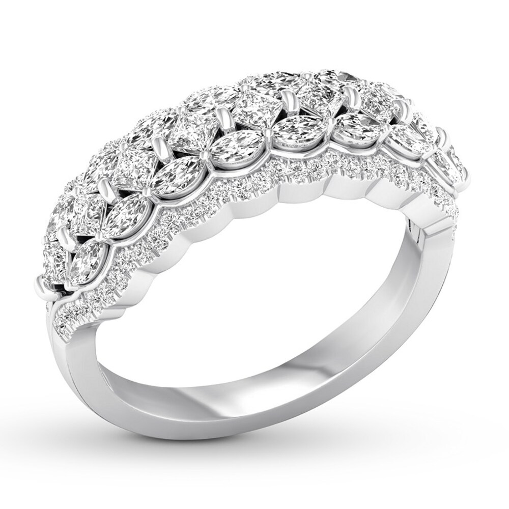 Diamond Anniversary Band 1-1/4 carat tw 14K White Gold zgoqMIy8