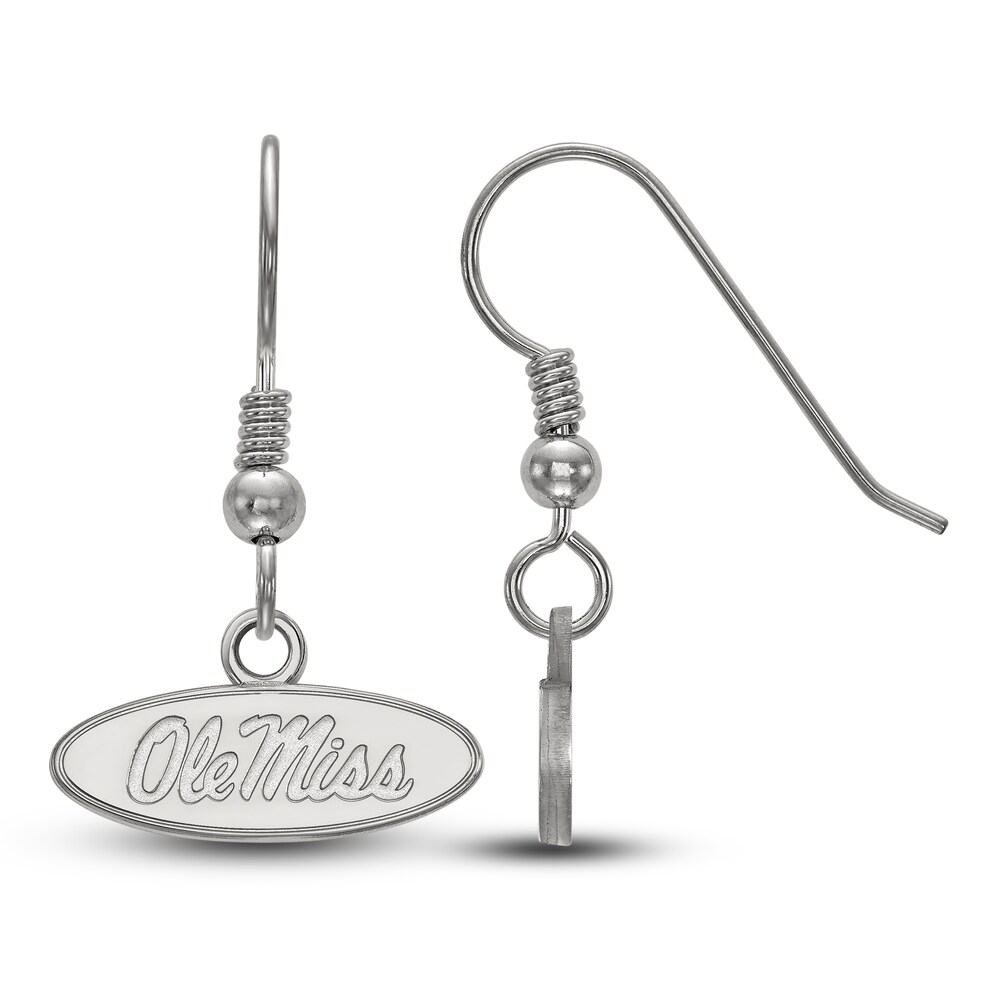 University of Mississippi Dangle Earrings Sterling Silver 3TfpfjPM [3TfpfjPM]