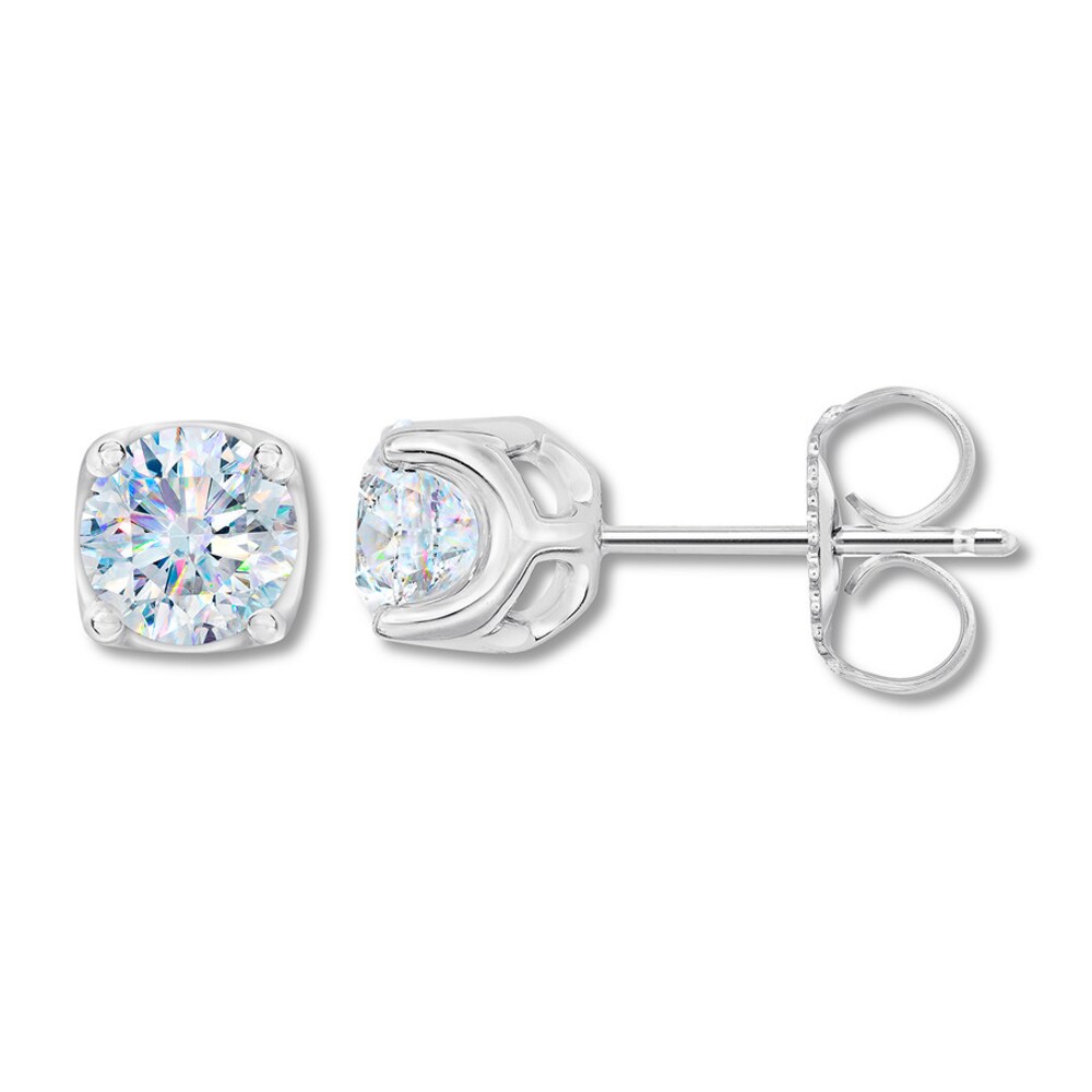 THE LEO First Light Diamond Solitaire Earrings 1-1/2 ct tw 14K Gold (I1/I) 53dbu6UG [53dbu6UG]