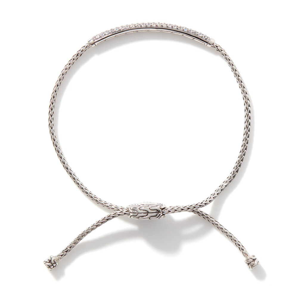 John Hardy Classic Chain Natural Moonstone Bolo Bracelet Sterling Silver, Medium-Large 70BNcNUD