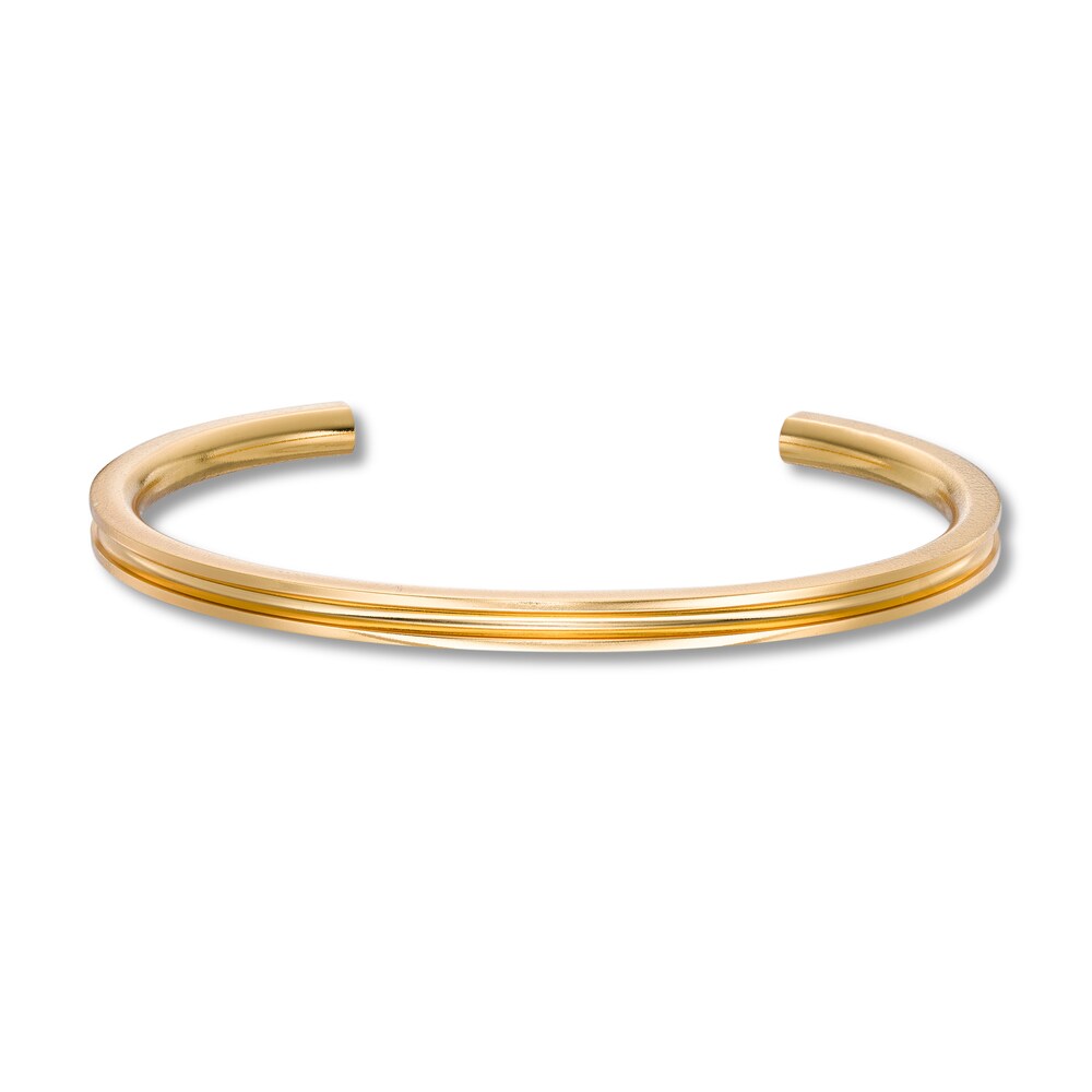 Stella Valle Letter U Bangle Bracelet 18K Gold-Plated Brass 7jVsKSgM