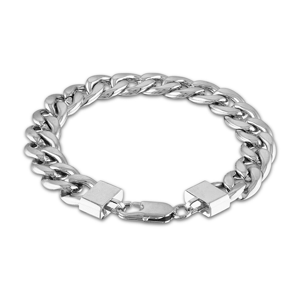 Men\'s Curb Chain Bracelet Stainless Steel 8SS7Lrl8