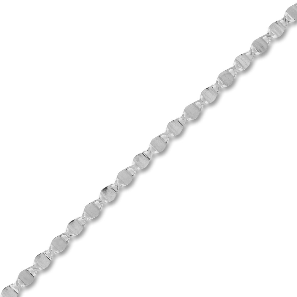 Diamond-Cut Valentine Bracelet 14K White Gold 7.5\" 8sEgUuBV