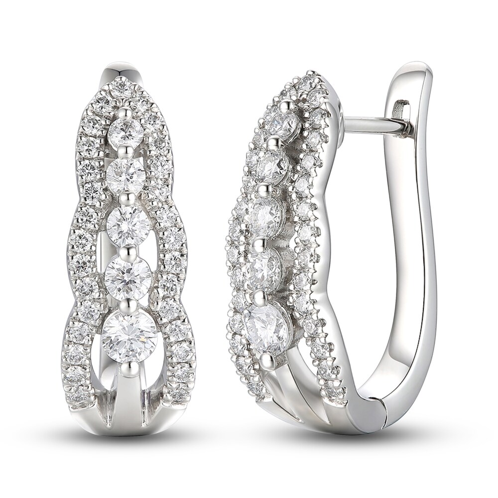 Le Vian Diamond Earrings 1/2 ct tw Round Platinum 96HFGb5X [96HFGb5X]