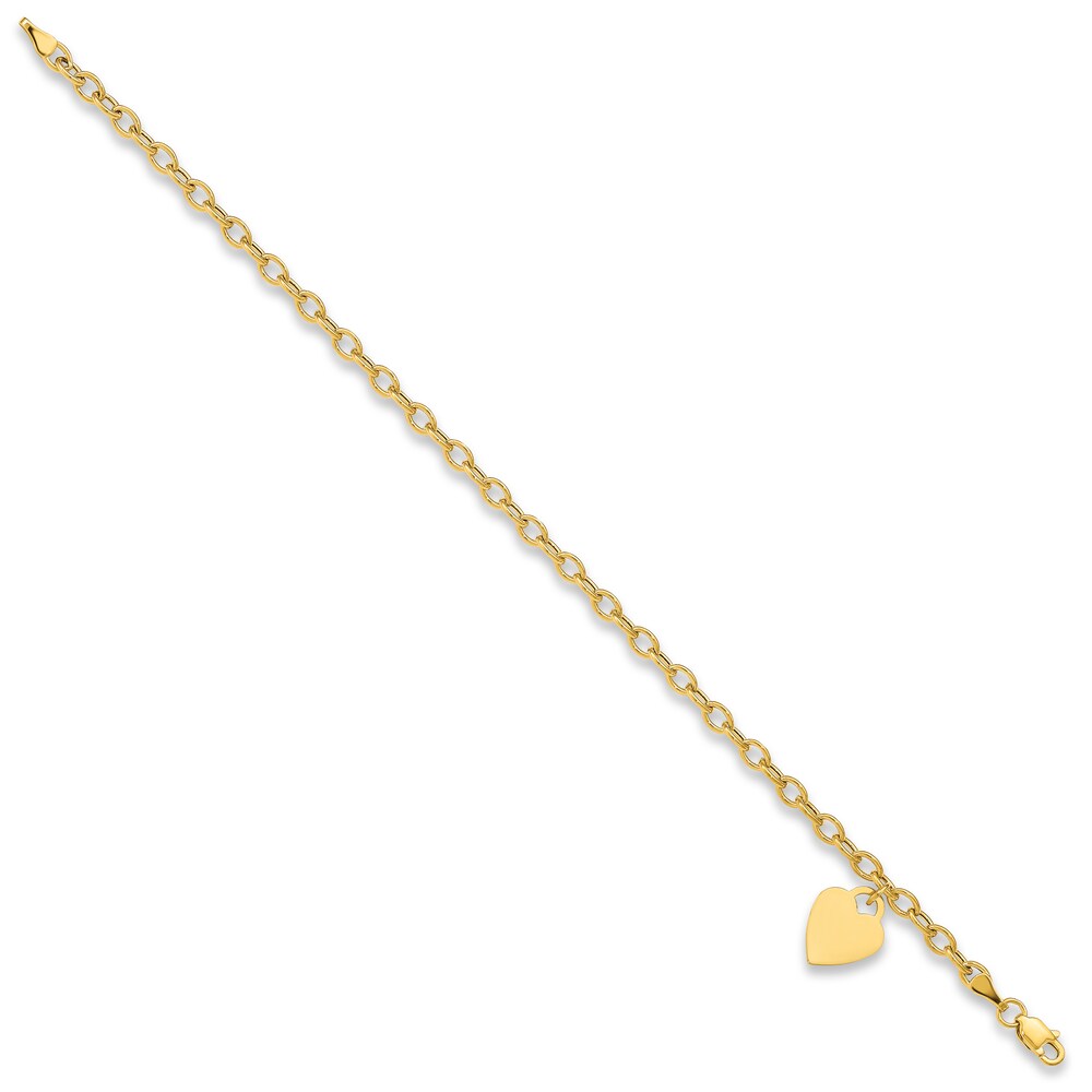 Heart Bracelet 14K Yellow Gold CDGUG064