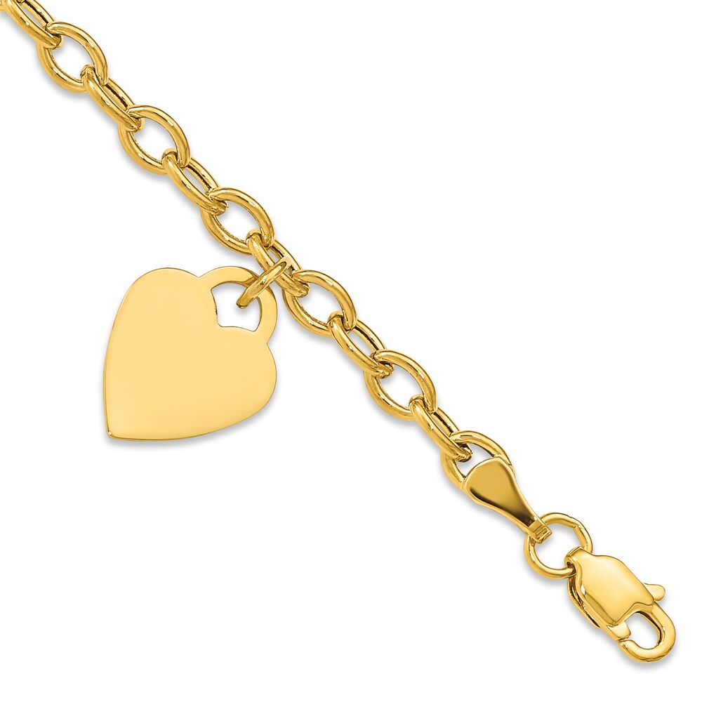 Heart Bracelet 14K Yellow Gold CDGUG064