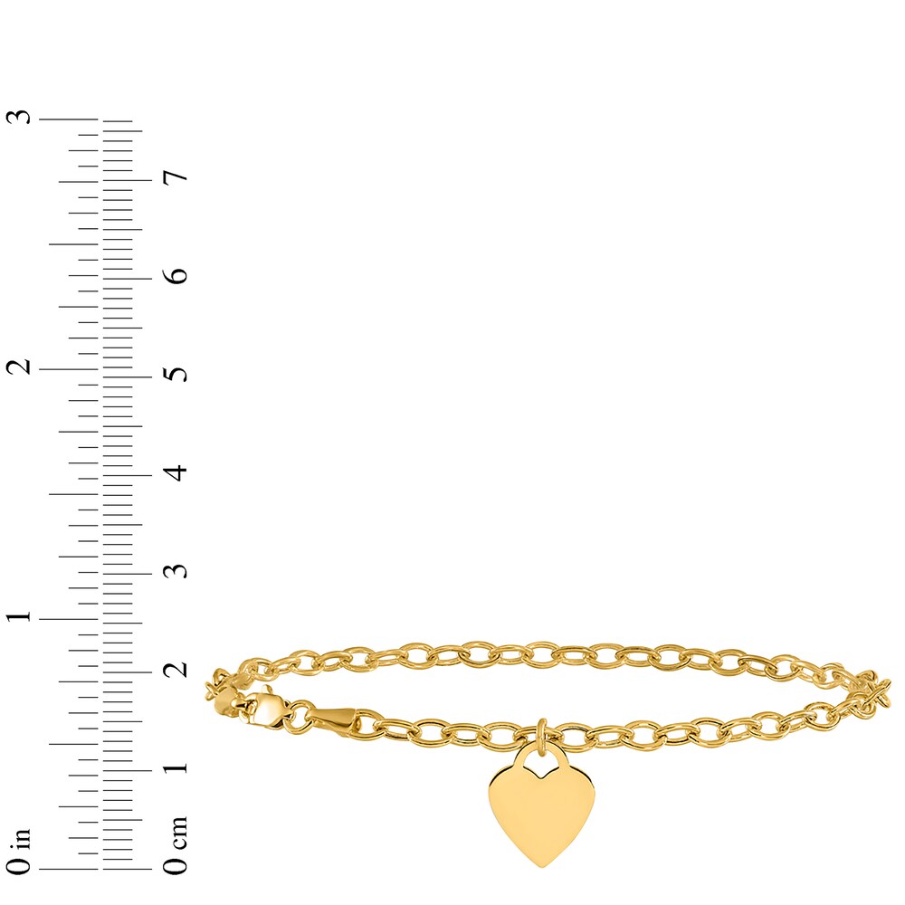 Heart Bracelet 14K Yellow Gold CDGUG064