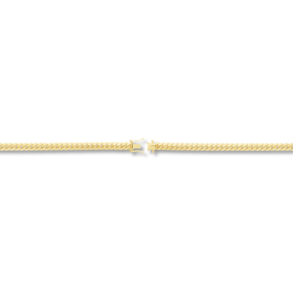 Miami Cuban Link Bracelet 14K Yellow Gold 8.5\" CKlFacl2