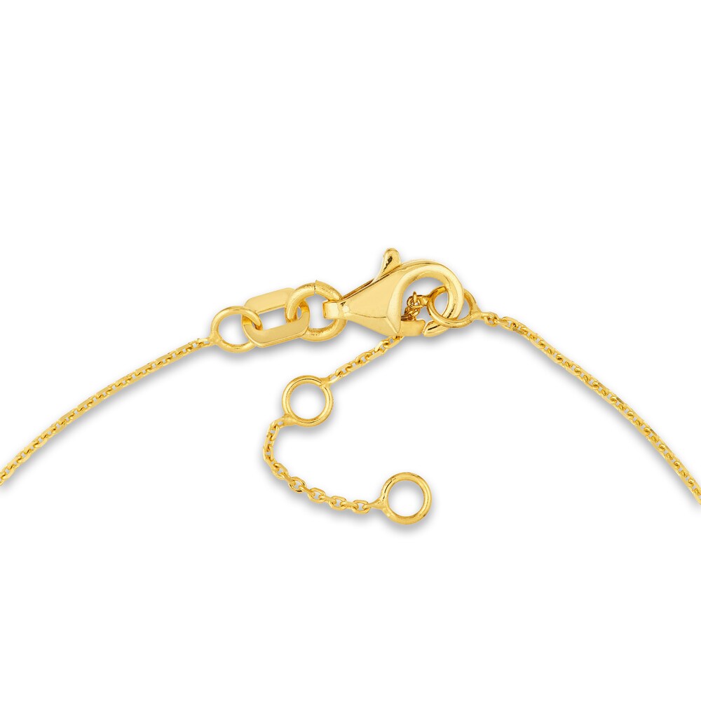 MAMA\" Bracelet 14K Yellow Gold 6.6\" Adj. CbMBo3Ks