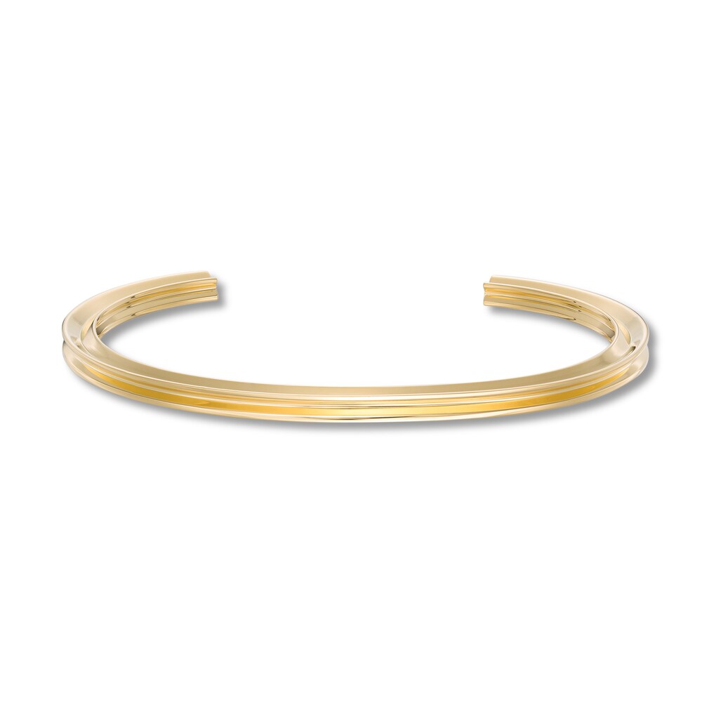 Stella Valle Letter X Bangle Bracelet 18K Gold-Plated Brass Cc4GVqbz