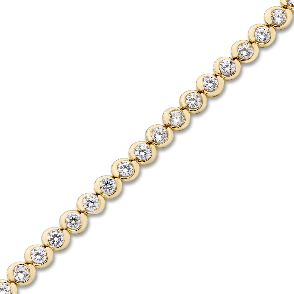 Hearts Desire Diamond Bracelet 4 ct tw Round 18K Yellow Gold 7\" HjtuRsw6