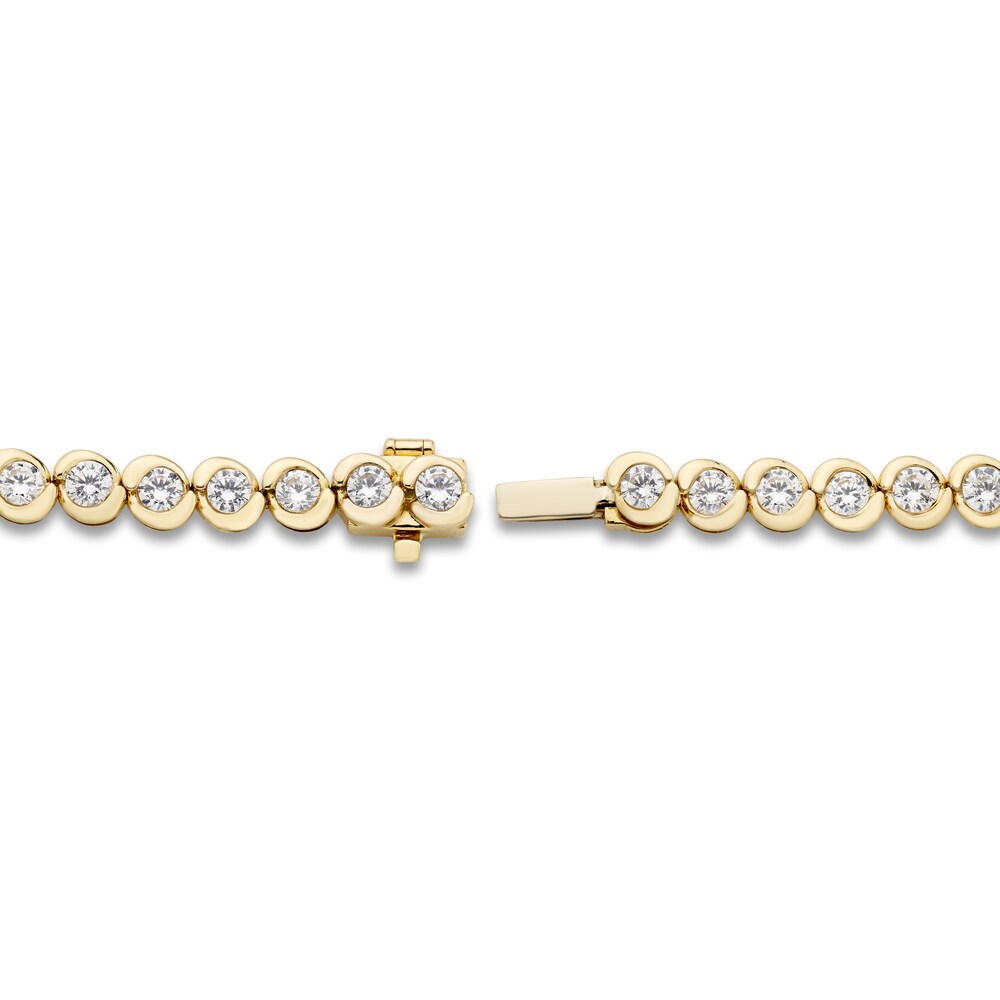 Hearts Desire Diamond Bracelet 4 ct tw Round 18K Yellow Gold 7\" HjtuRsw6