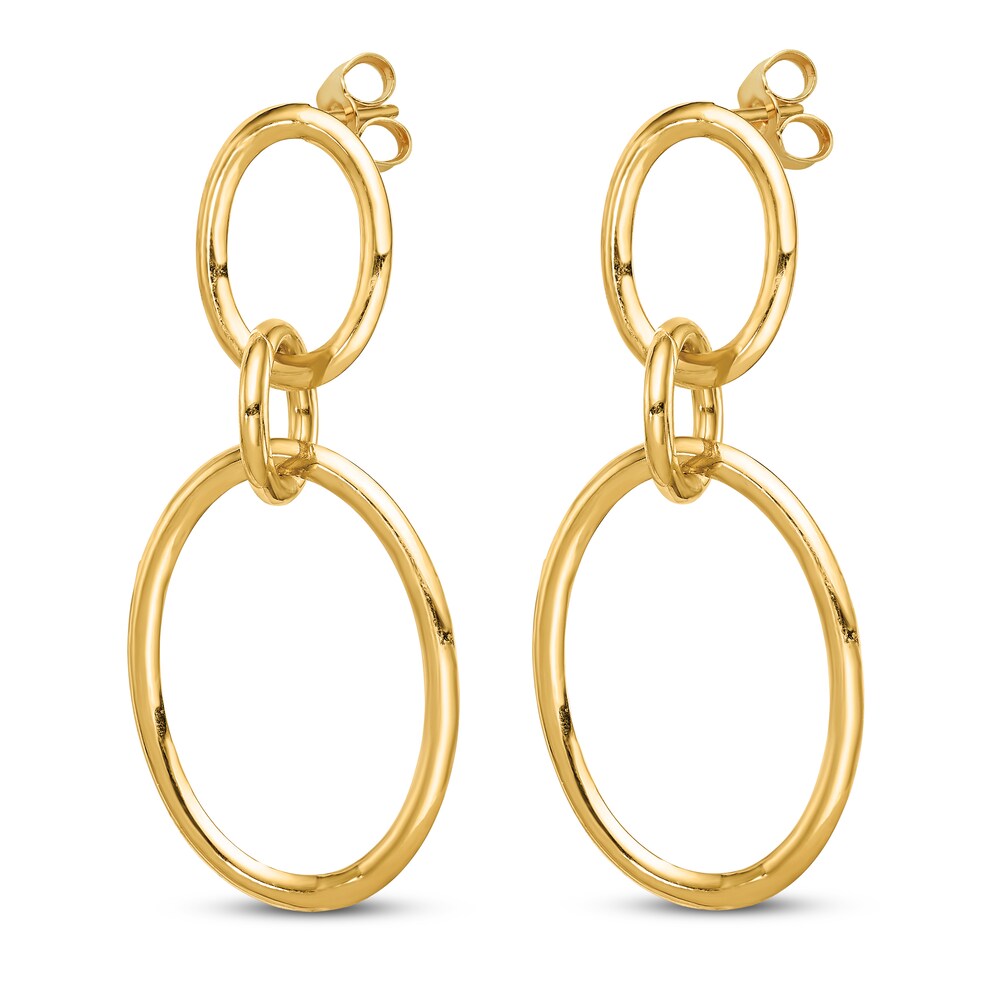 Hoop Earrings 14K Yellow Gold Kv5X5MP1