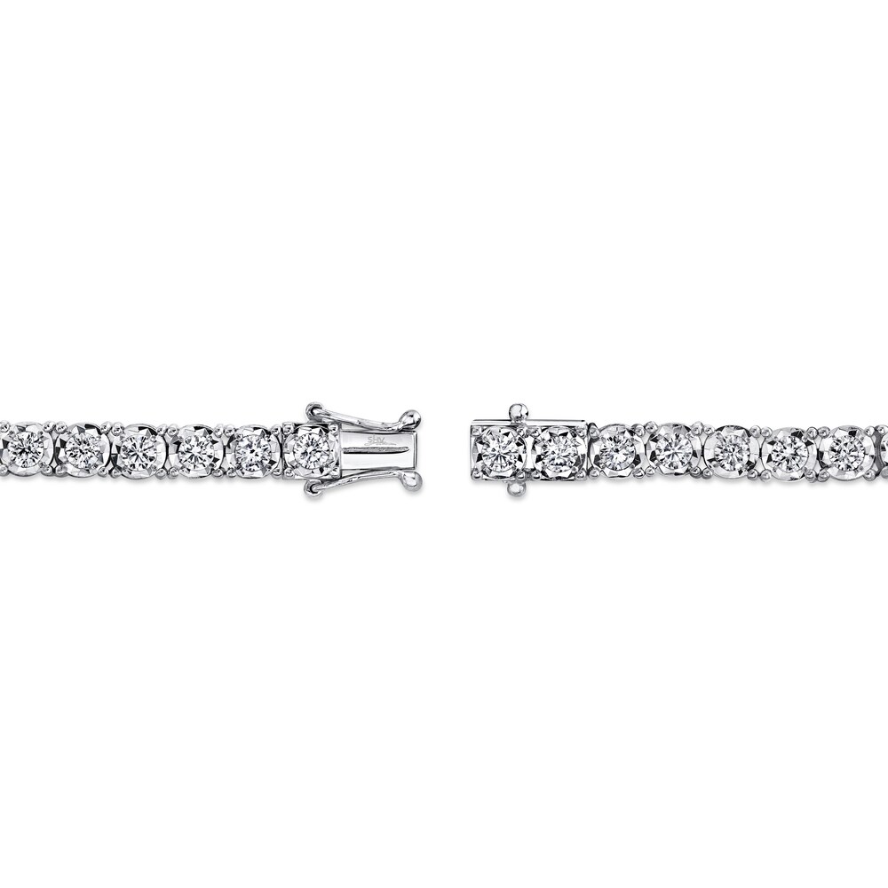 Shy Creation Diamond Bracelet 2-7/8 ct tw 14K White Gold SC55002952 MLgukAfl