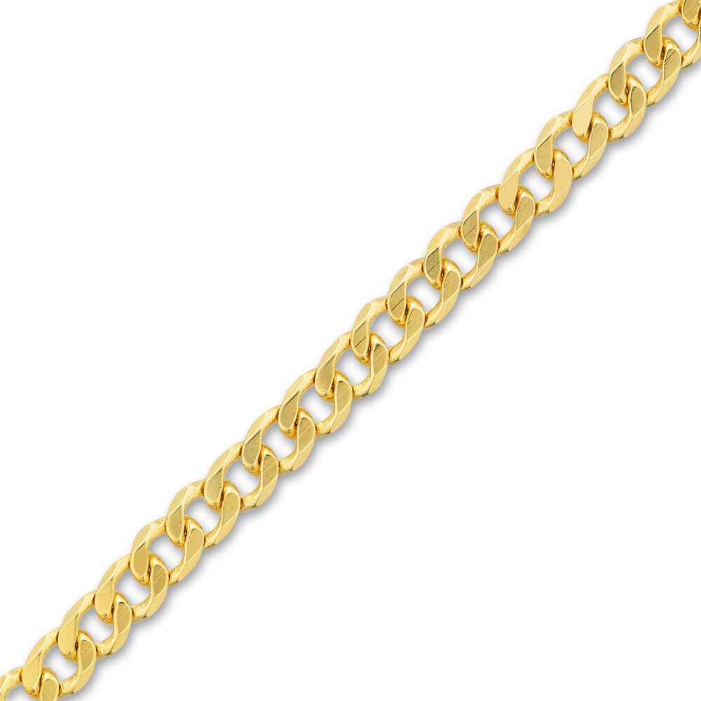 Curb/Paperclip Bracelet 14K Yellow Gold 6\" MUQpjYrW