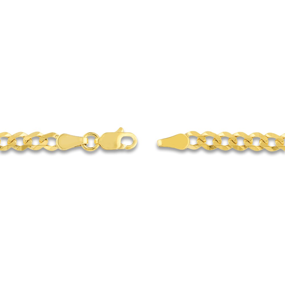 Curb & Paperclip Chain Bracelet Set 14K Yellow Gold 8\" MwM44mOg