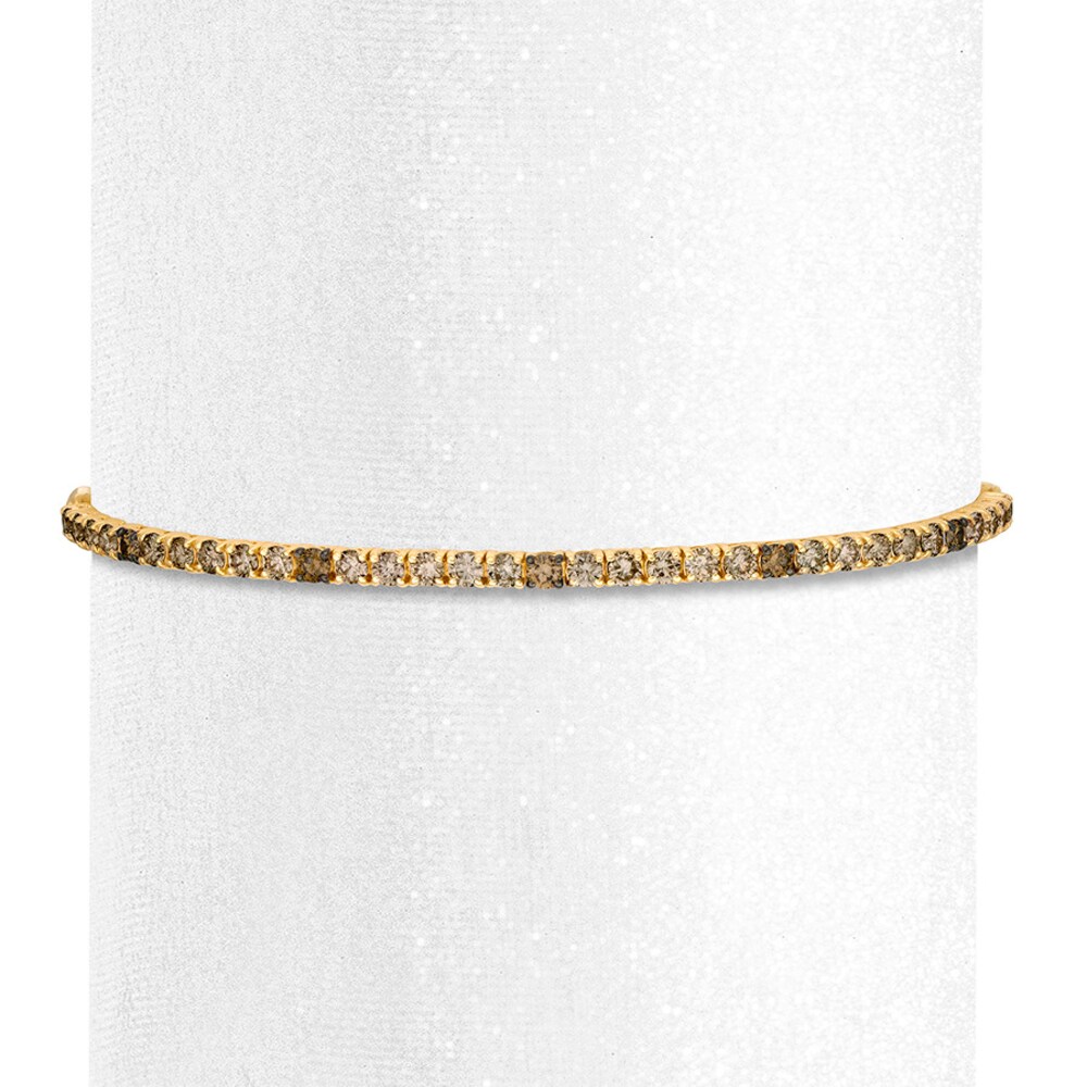 Le Vian Chocolate Diamonds Bolo Bracelet 2 ct tw 14K Honey Gold O4iv1EaB