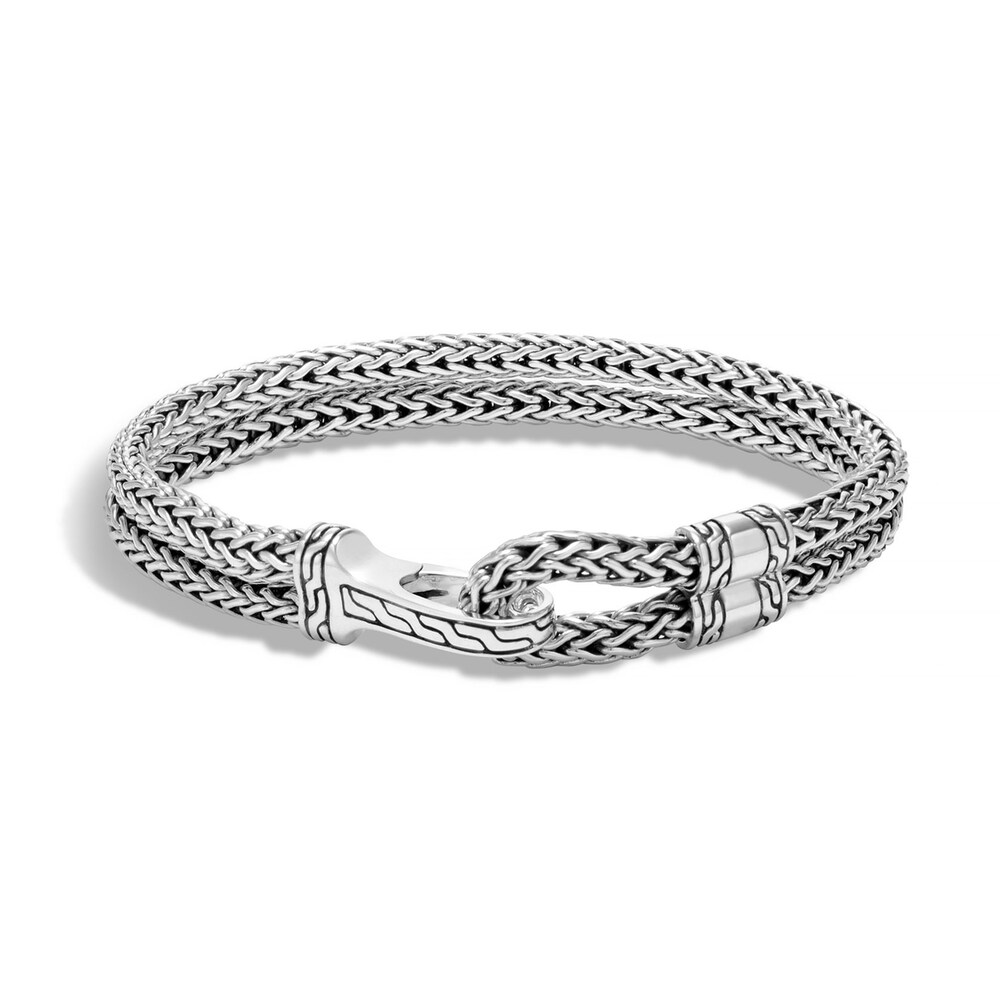 John Hardy Classic Chain Hook Clasp Bracelet in Silver, Medium R0CrrLOH [R0CrrLOH]