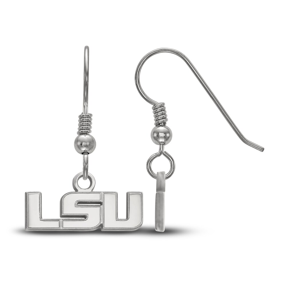Louisiana State University Dangle Earrings Sterling Silver RsuZsyXX [RsuZsyXX]