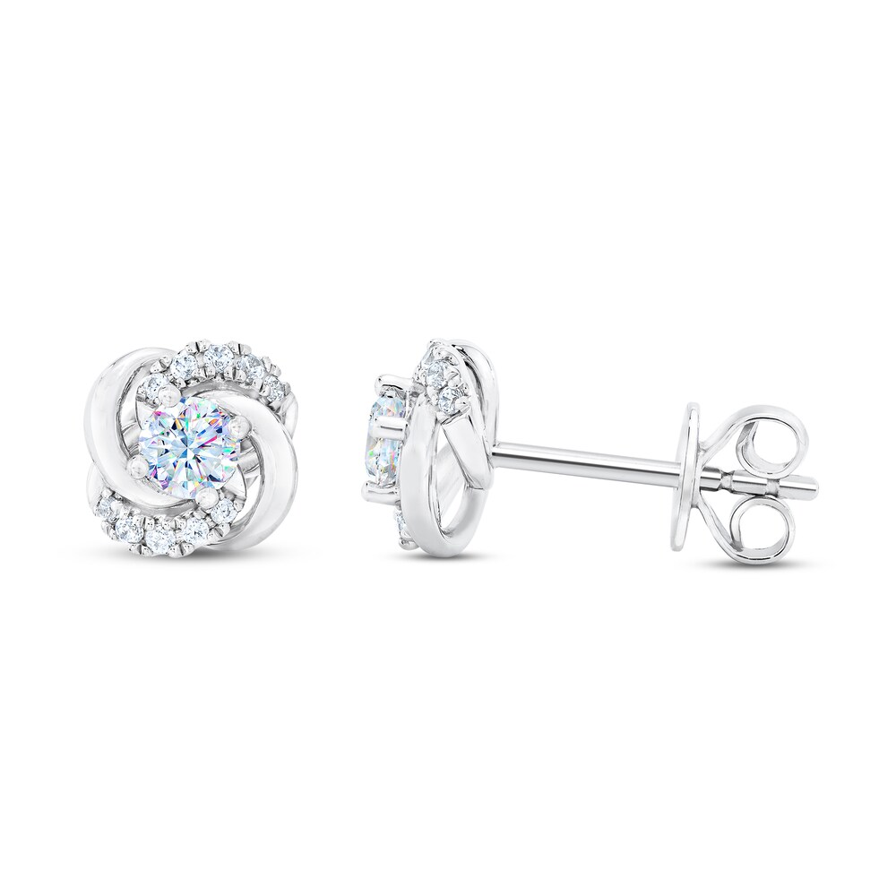 THE LEO First Light Diamond Earrings 1/3 ct tw 14K White Gold VsSkwpW6