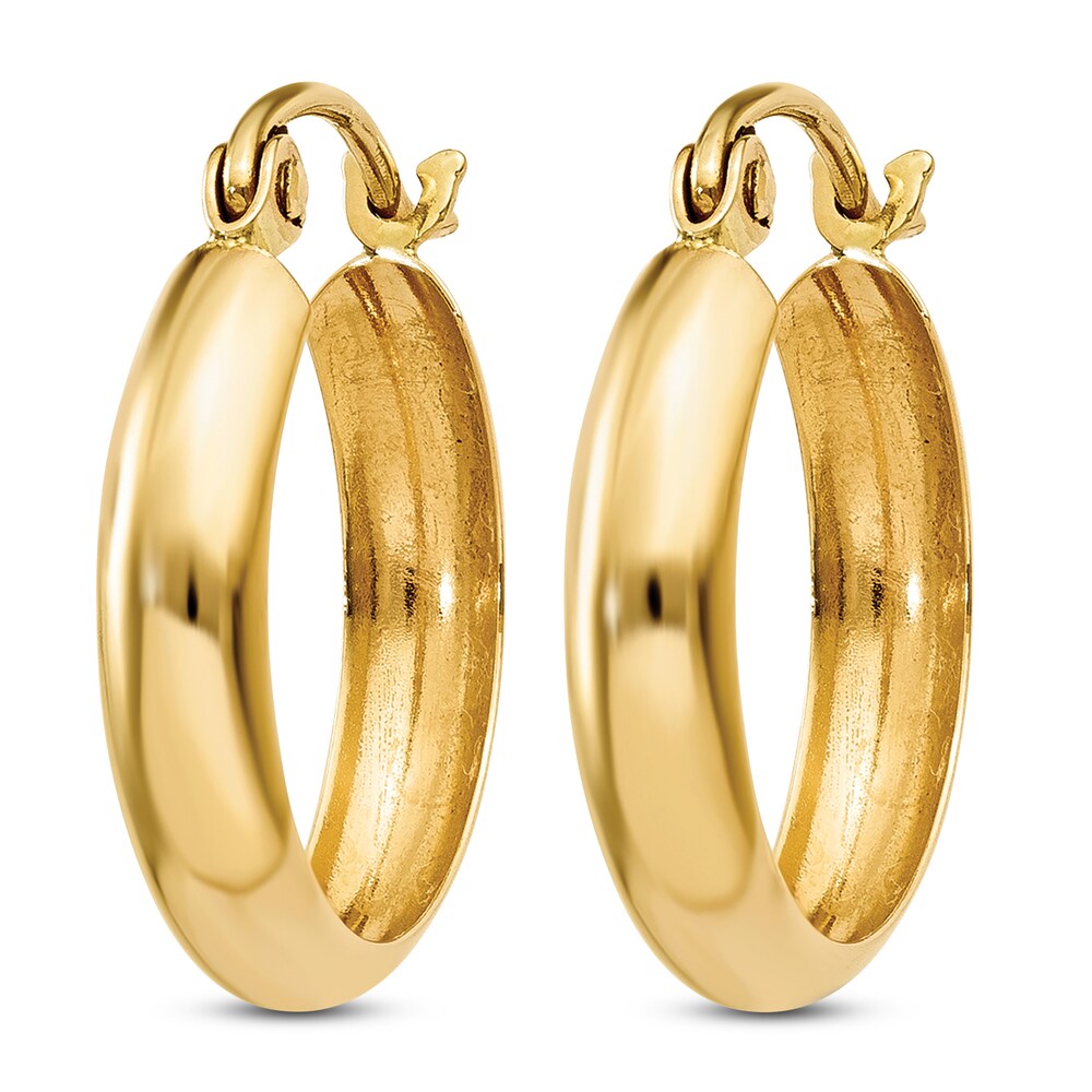 Hoop Earrings 14K Yellow Gold XDm3rnx5